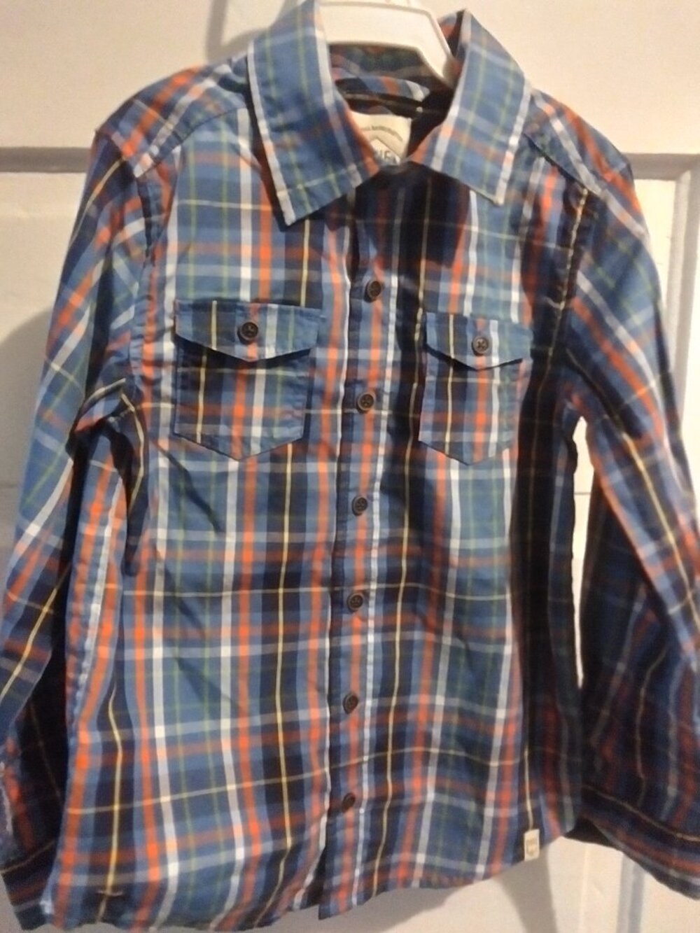NWT TRUE CRAFT Little Boys size 5 Front Pockets Plaid